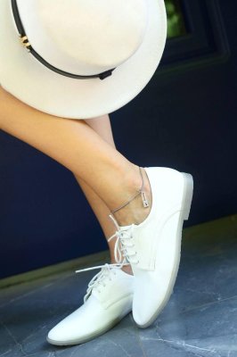 Туфлі жіночі білі Т1713 38 - SvitStyle