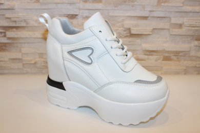 Кросівки снікерси жіночі білі Т1732 - SvitStyle