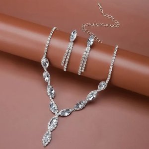 Комплект украшений женский ожерелье и серьги код 2348 - SvitStyle
