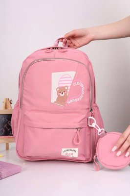 Рюкзак жіночий рожевий код 7-4523 - SvitStyle