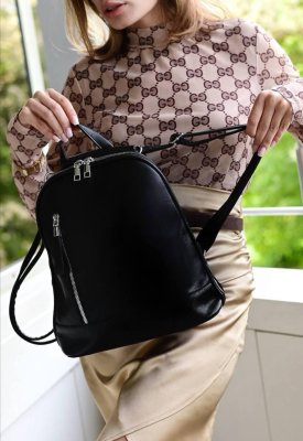 Рюкзак женский черный код 7-3925 - SvitStyle