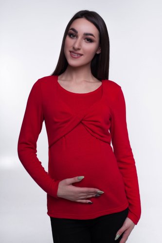 Жіночий лонгслів для вагітних і годуючих мам - SvitStyle