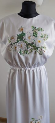 Сукня вишита яблуневий цвіт - 8550841 - SvitStyle