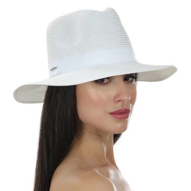Шляпа Del Mare D 125-02 белый One size - SvitStyle