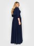 Вечернее платье Вивьен темно-синее (3)
