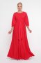 Шикарное платье в пол Вивьен красное (2)