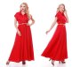 Роскошное платье макси в пол  Алена красное (2)