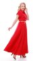 Роскошное платье макси в пол  Алена красное (3)