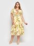 Літня шифонова сукня Катаис жовтий (2)