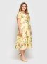 Літня шифонова сукня Катаис жовтий (4)
