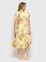 Літня шифонова сукня Катаис жовтий (5)