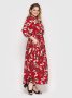 Жіноча сукня зі штапелю Сніжана червоне (3)