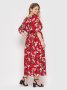 Жіноча сукня зі штапелю Сніжана червоне (4)