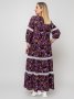 Платье макси Анна фиолет (2)