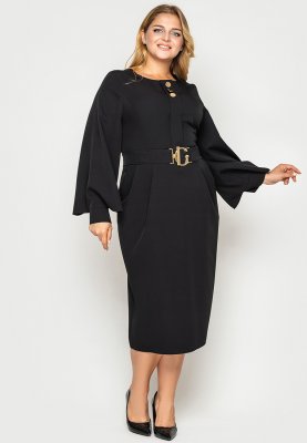 Платье женское Екатерина черного цвета - 7904130 - SvitStyle