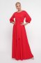 Шикарное платье в пол Вивьен красное (1)