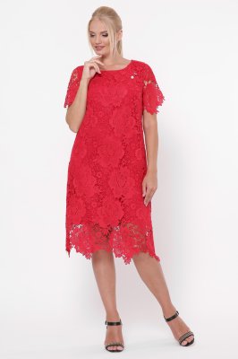 Нарядное платье Элен красное - 8269158 - SvitStyle
