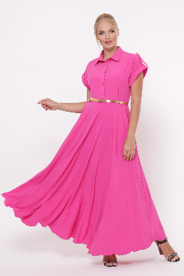 Платье Алена розовое 50 - 8587595 - SvitStyle