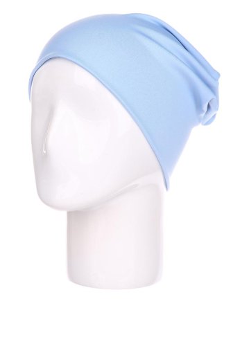 Жіноча шапочка-біні Подіум 28479-LIGHT/BLUE uni Голубий - SvitStyle