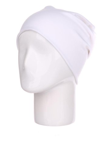 Жіноча шапочка-біні Подіум 28479-WHITE uni Білий - SvitStyle