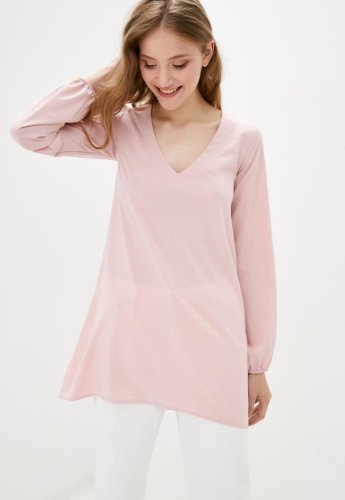 Жіноча блузка-туніка Подіум Dolan 27933-ROSEDAWN XS Рожевий - SvitStyle