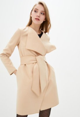 Жіноче пальто Подіум Eleganc 25238-BEIGE XS Бежевий - 8581275 - SvitStyle