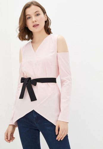 Жіноча блузка Подіум Maiza 21261-ROSE XS Рожевий - SvitStyle
