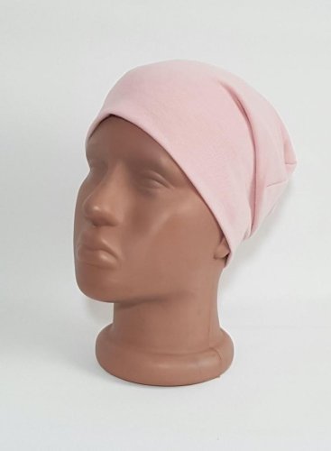 Жіноча трикотажна шапка Подіум Jersey 27557-ROSE uni Рожевий - SvitStyle