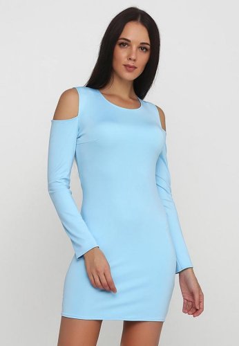 Жіноче плаття Подіум Starla 18084-LIGHT/BLUE XS Голубий - SvitStyle