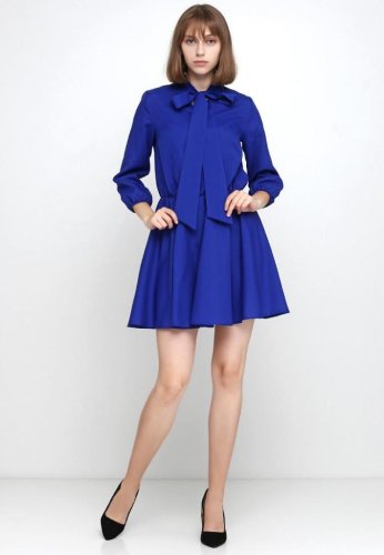 Жіноча сукня Подіум Castra 25896-BLUE XS Синій - SvitStyle