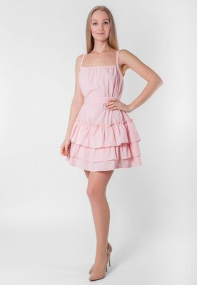 Жіноча сукня Подіум Aliya 25895-ROSE XS Рожевий - SvitStyle
