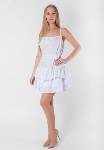 Жіноча сукня Подіум Aliya 25895-WHITE XS Білий - SvitStyle