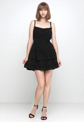 Жіноча сукня Подіум Aliya 25895-BLACK XS Чорний - 8581443 - SvitStyle