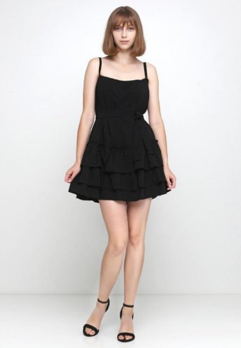 Жіноча сукня Подіум Aliya 25895-BLACK XS Чорний - SvitStyle