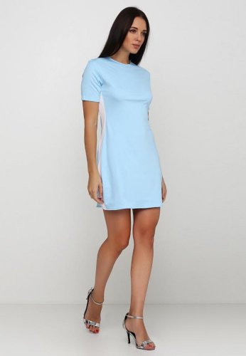 Жіноча сукня Подіум Mira 25894-BLUE/WHITE XS Голубий - SvitStyle