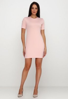Жіноча сукня Подіум Mira 25894-ROSE/WHITE XS Рожевий - 8581448 - SvitStyle