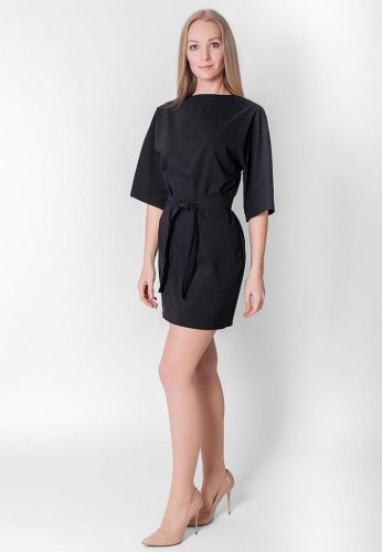 Жіноча сукня Подіум Aves 25864-BLACK XS Чорний - SvitStyle