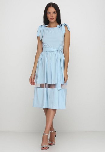 Жіноча сукня Подіум Gisalle 25857-LIGHT/BLUE XS Голубий - SvitStyle