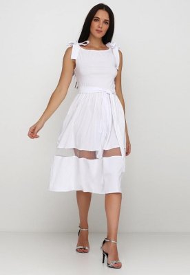 Жіноча сукня Подіум Gisalle 25857-WHITE XS Білий - 8581497 - SvitStyle