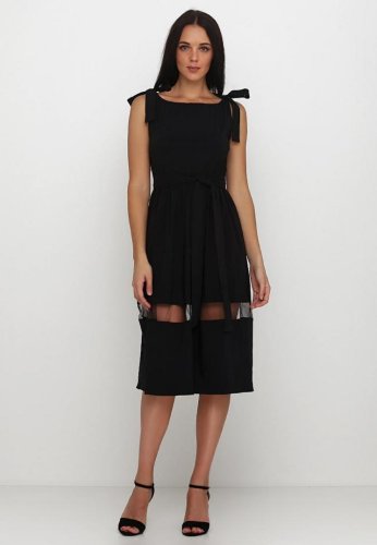 Жіноча сукня Подіум Gisalle 25857-BLACK XS Чорний - SvitStyle