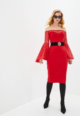 Жіноча сукня Подіум Fleur 25493-RED XS Червоний - 8581510 - SvitStyle