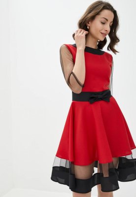 Жіноча сукня Подіум Comely 23981-RED XS Червоний - 8581607 - SvitStyle