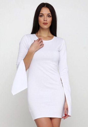 Жіноча сукня Подіум Ebigail 23731-WHITE XS Білий - SvitStyle