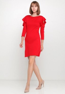 Жіноче плаття Подіум Hanna 23509-RED XS Червоний - 8581630 - SvitStyle
