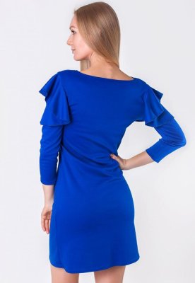 Жіноче плаття Подіум Hanna 23509-BLUE XS Синій - 8581631 - SvitStyle
