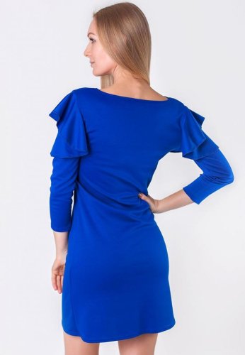 Жіноче плаття Подіум Hanna 23509-BLUE XS Синій - SvitStyle