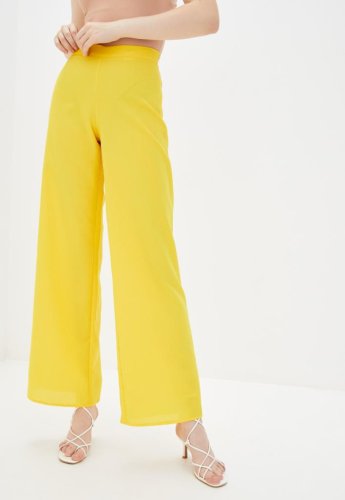Жіночі брюки Подіум Perion 21510-YELLOW XS Жовтий - SvitStyle