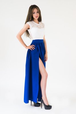 Жіноче плаття Подіум Sedano 21343-BLUE XS Синій - 8581734 - SvitStyle