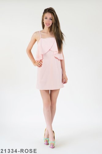 Жіноче плаття Подіум Sandy 21334-ROSE XS Рожевий - SvitStyle