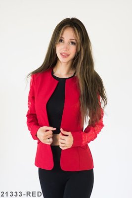 Жіночий піджак Подіум Darline 21333-RED XS Червоний - SvitStyle